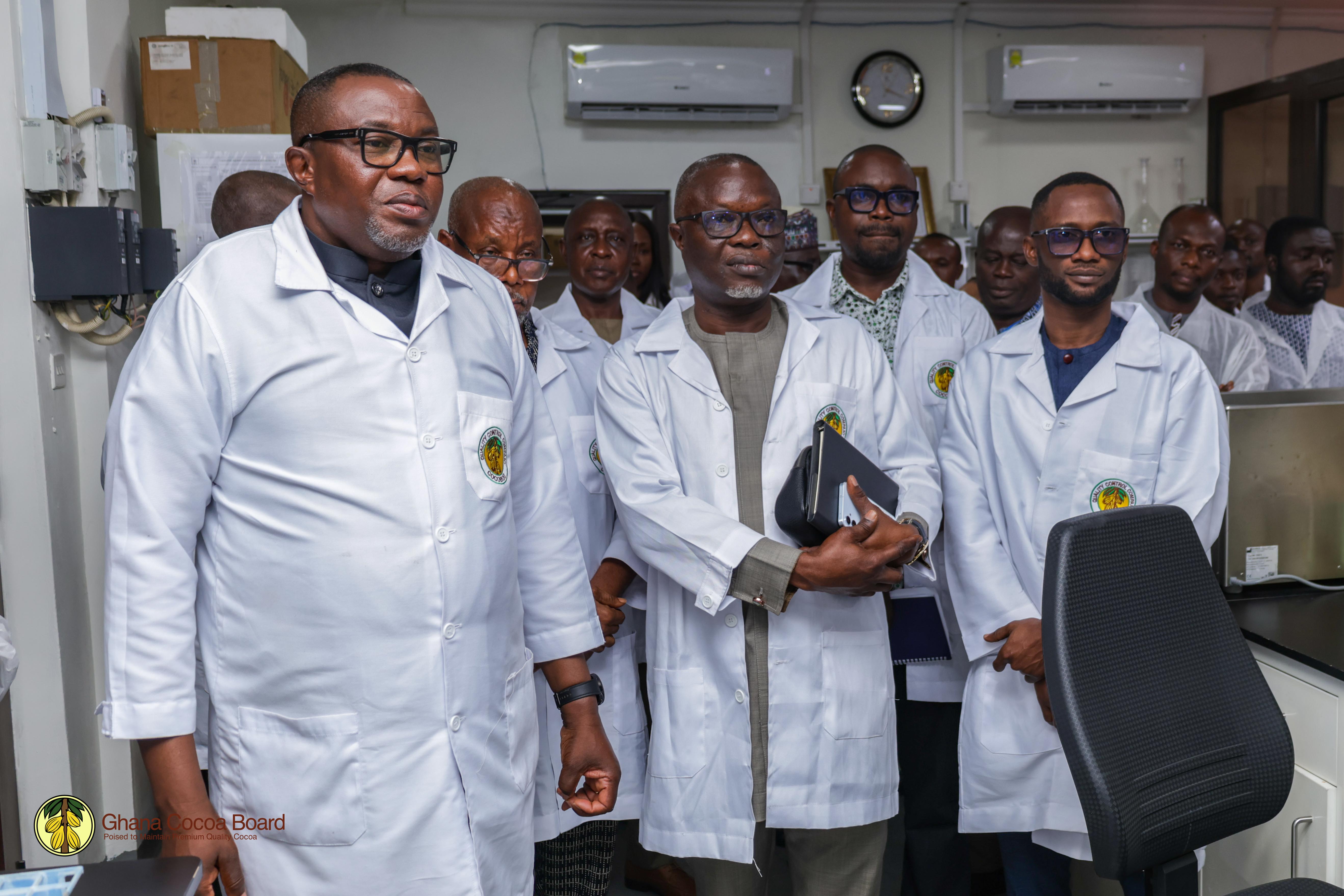 BOARD OF DIRECTORS TOURS COCOBOD'S TEMA FACILITIES