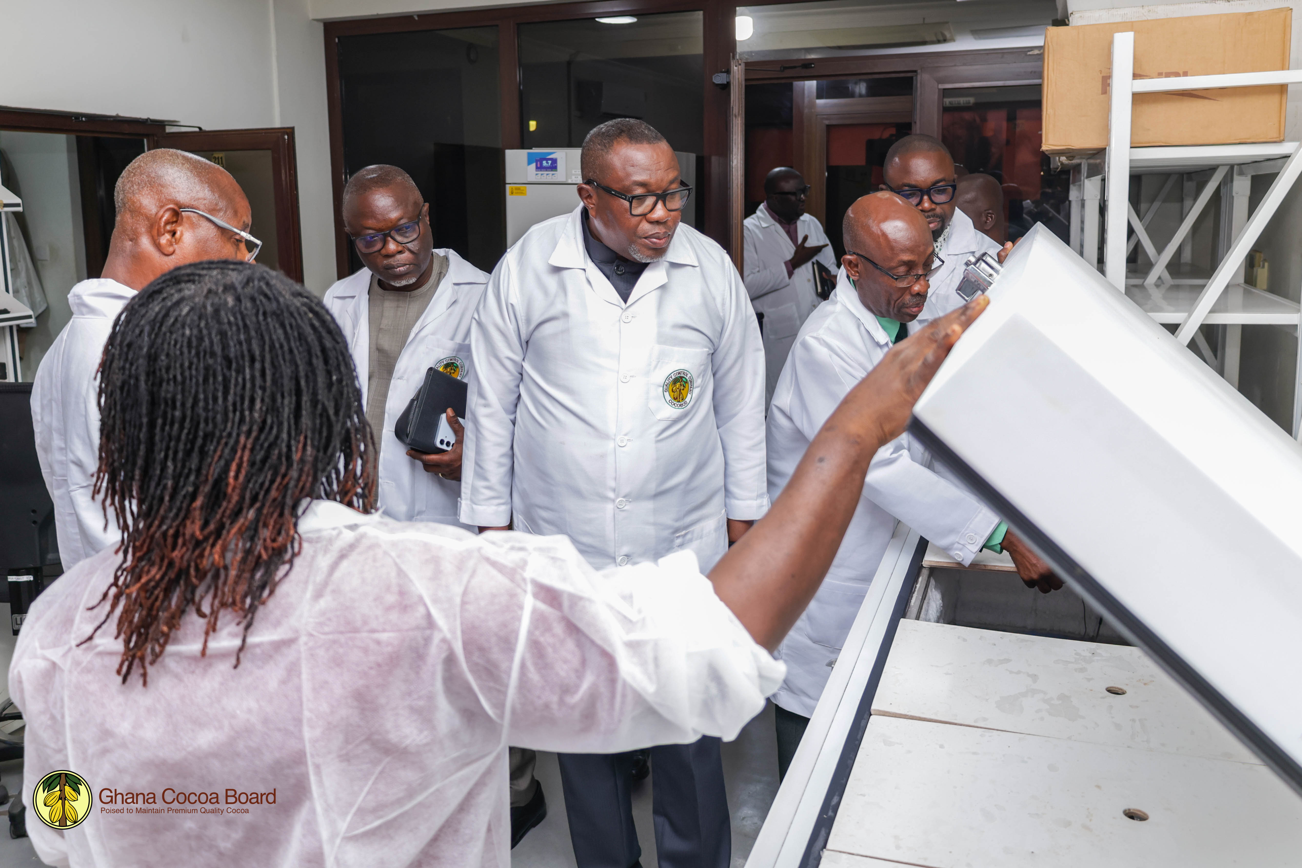BOARD OF DIRECTORS TOURS COCOBOD'S TEMA FACILITIES