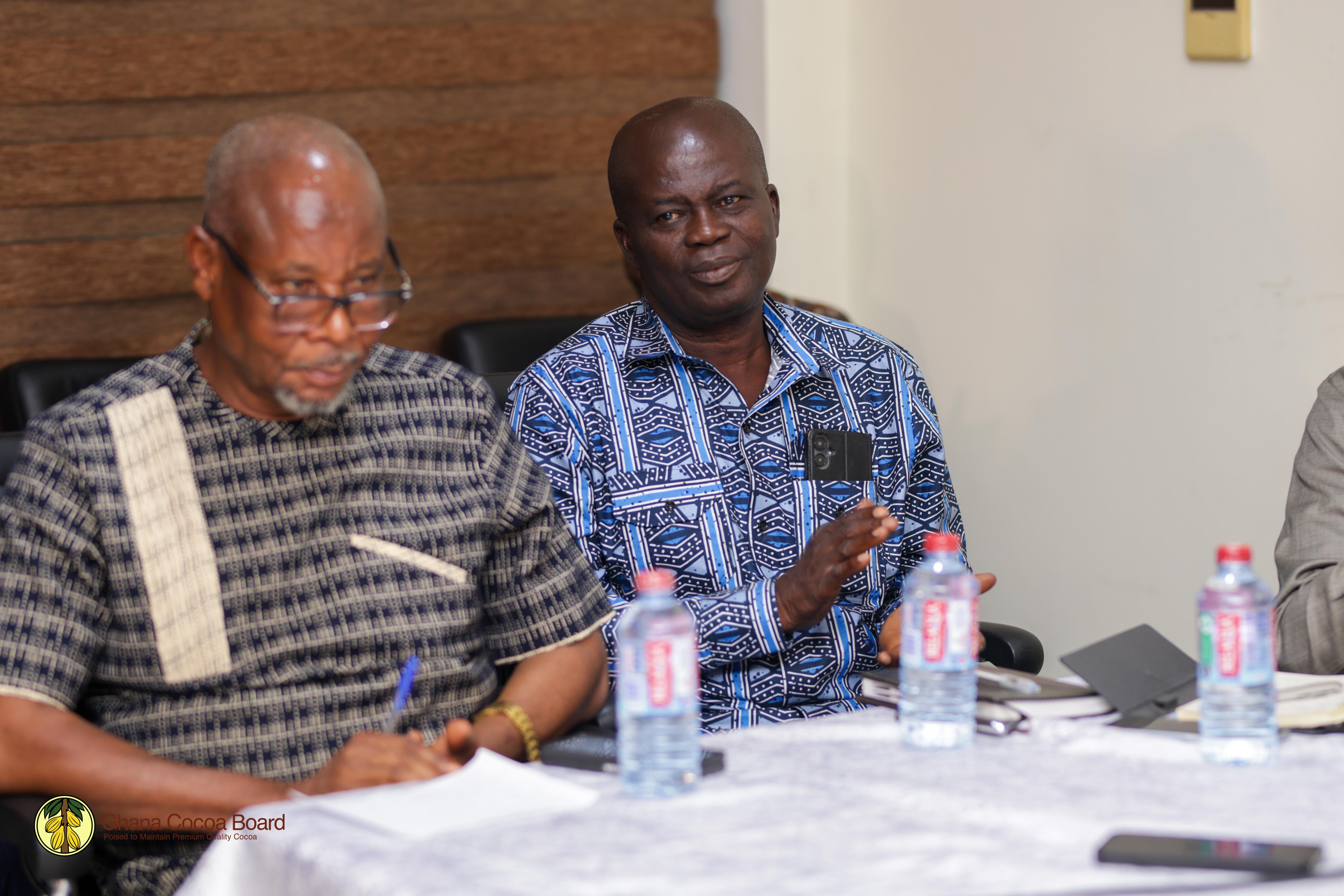 BOARD OF DIRECTORS TOURS COCOBOD'S TEMA FACILITIES