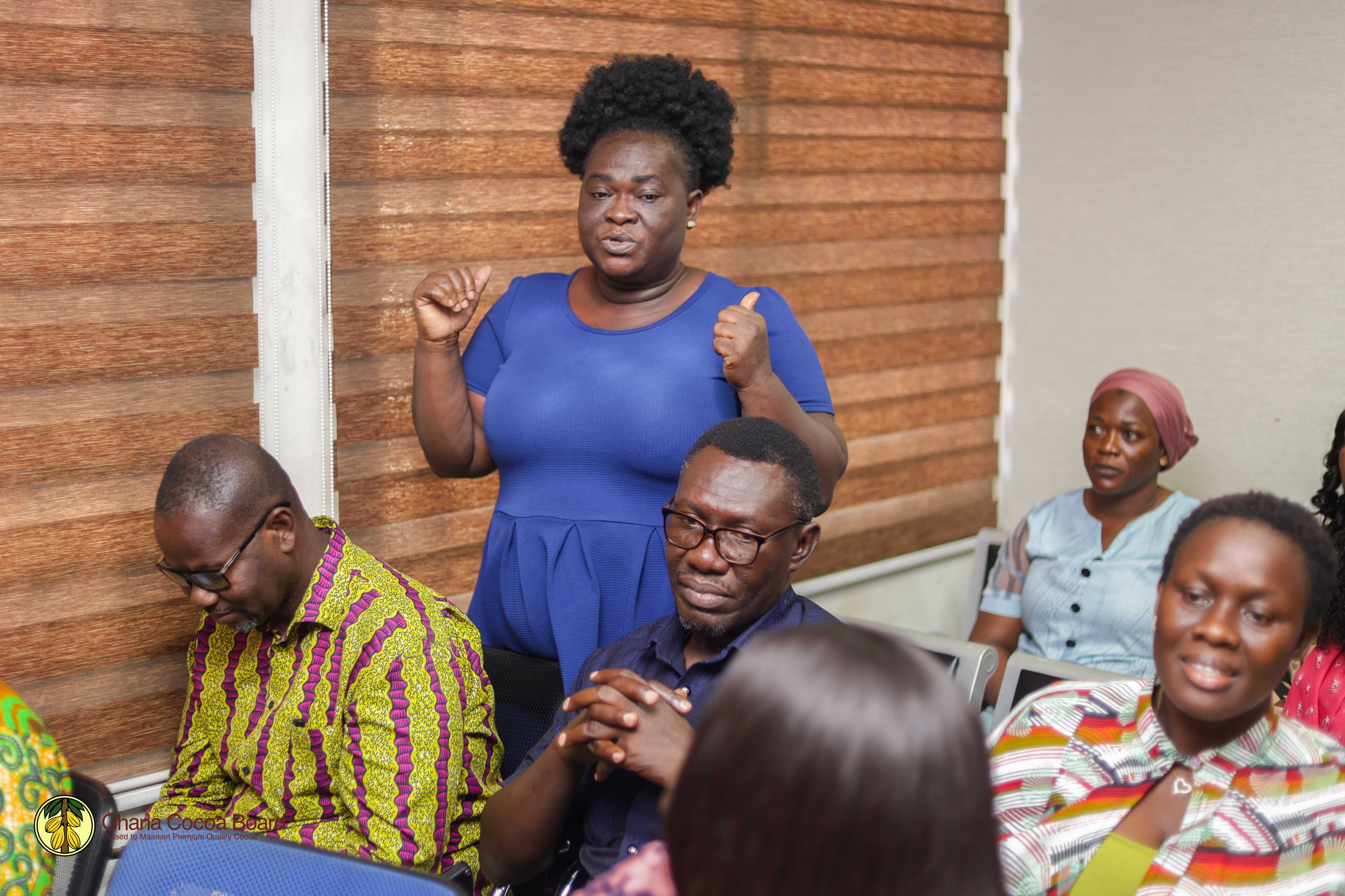 BOARD OF DIRECTORS TOURS COCOBOD'S TEMA FACILITIES