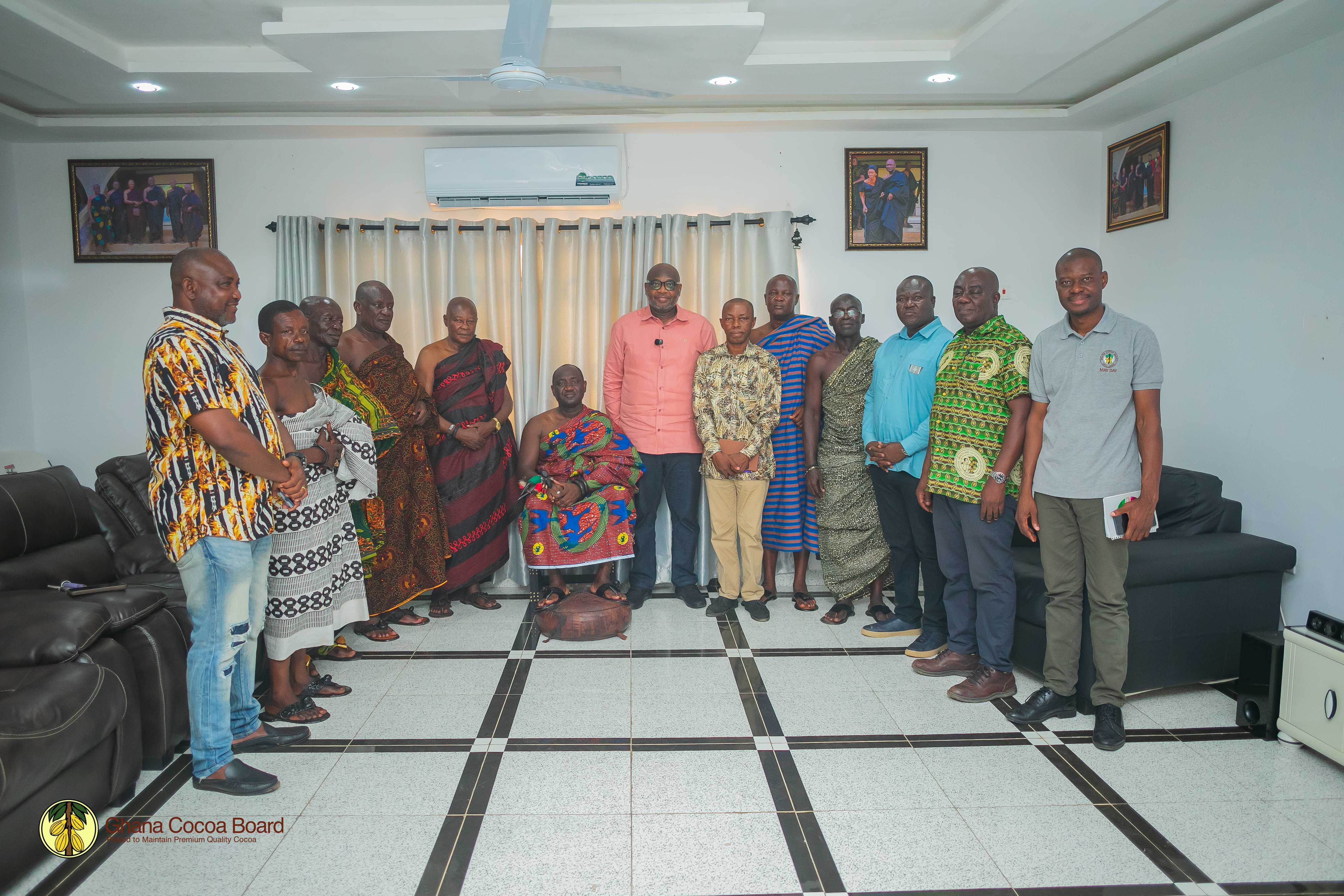 CHIEF EXECUTIVE TOUR OF BRONG AHAFO AND ASHANTI REGIONS